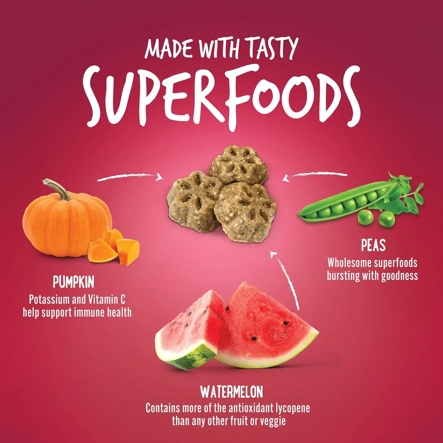 Fruitables Skinny Minis Watermelon Flavour Soft & Chewy Dog Treats