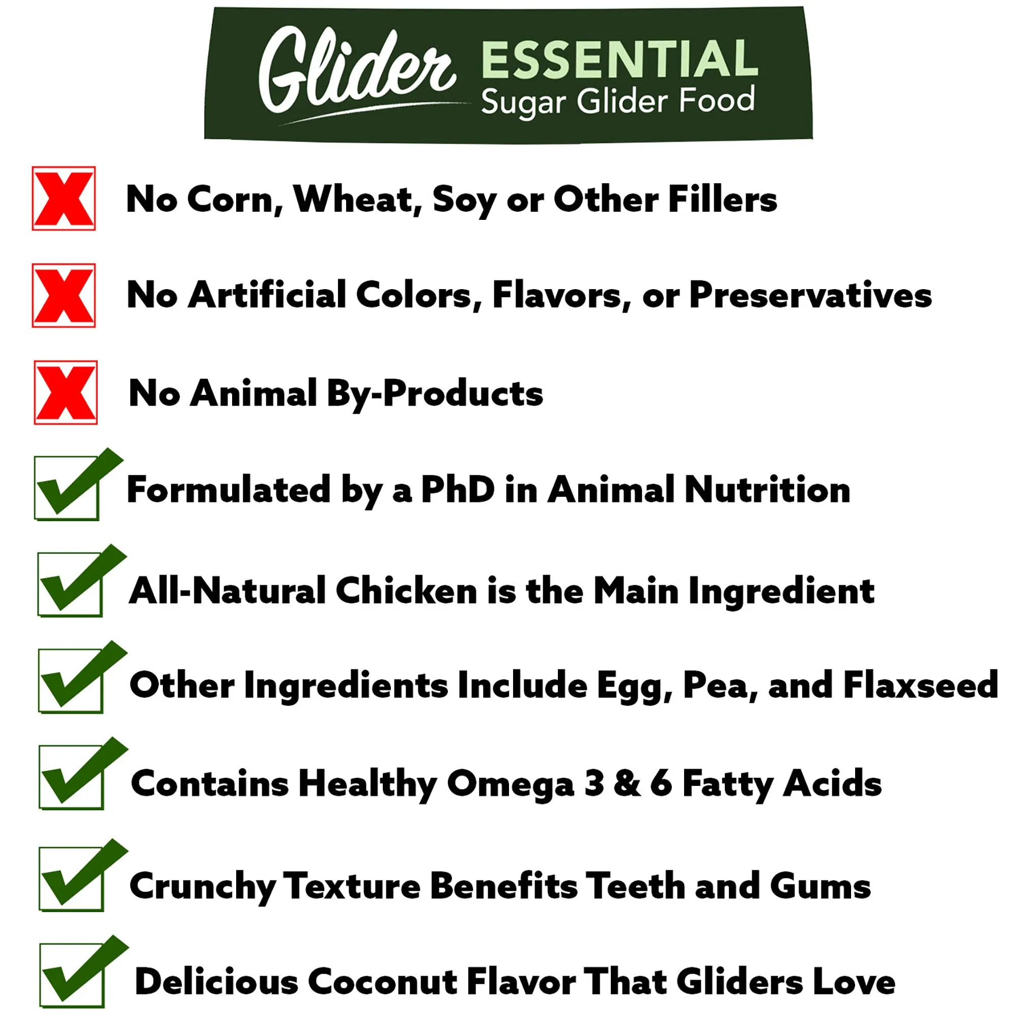 Glider Essential Deluxe Food Starter Package