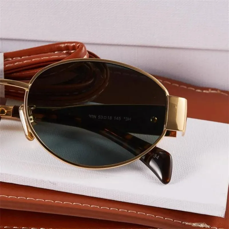 Gold Metal Frame Sunglasses - Sexikinis Swim