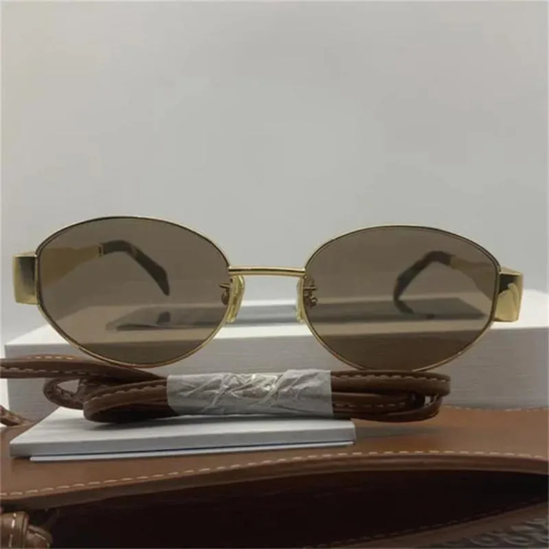 Gold Metal Frame Sunglasses - Sexikinis Swim