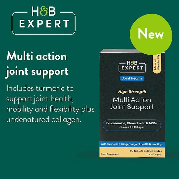 H&B Expert Multi Action Joint Support 30 Capsules