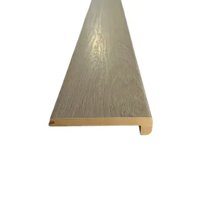 Hampton Grey Oak 12mm Stair Nosing