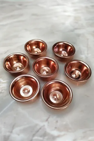 Handmade Buddhist Copper Offering Bowls: Perfect for Rituals
