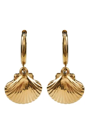 Heritage Earring - Gold Shell