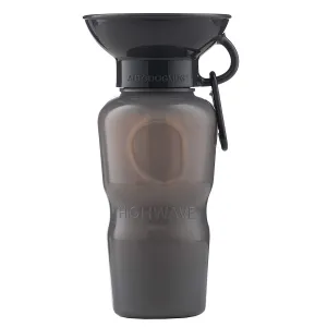 Highwave AutoMug Dog Water Bottle Stone Gray 22 oz