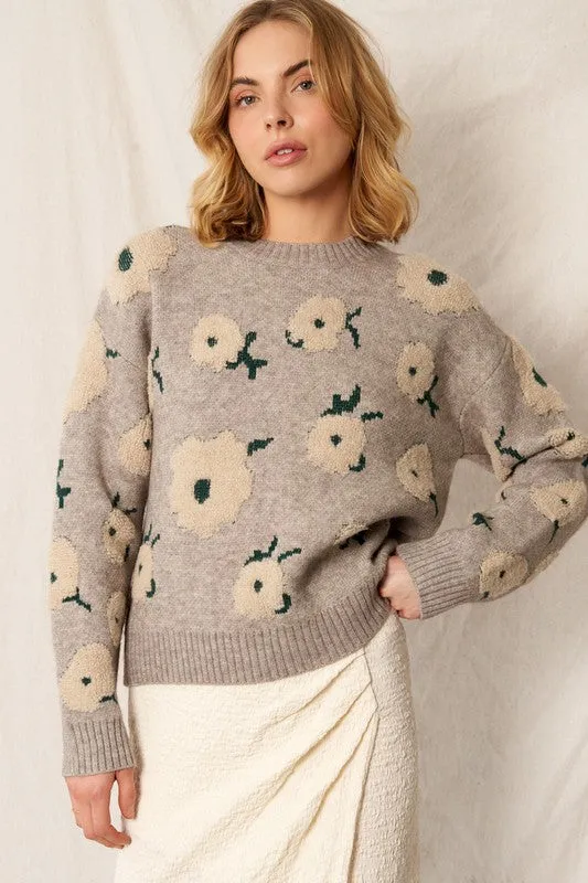 Iconic Floral Jacquard Sweater