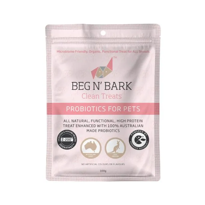 Ipromea Beg and Bark Probiotic Clean Treats for Dogs 100g^^^