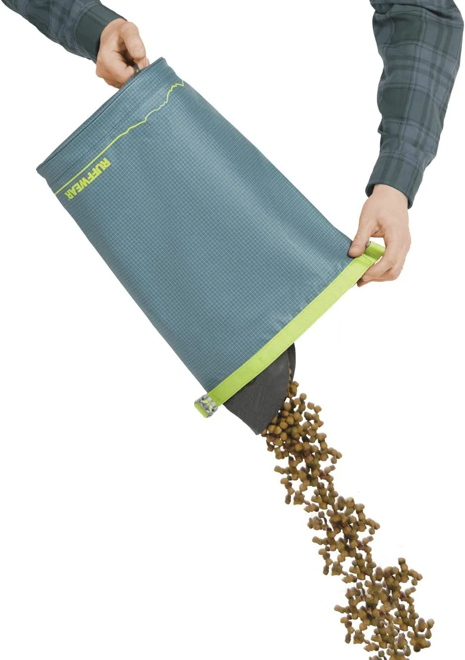 Kibble Kaddie 10L Dog Food Travel Bag - Slate Blue