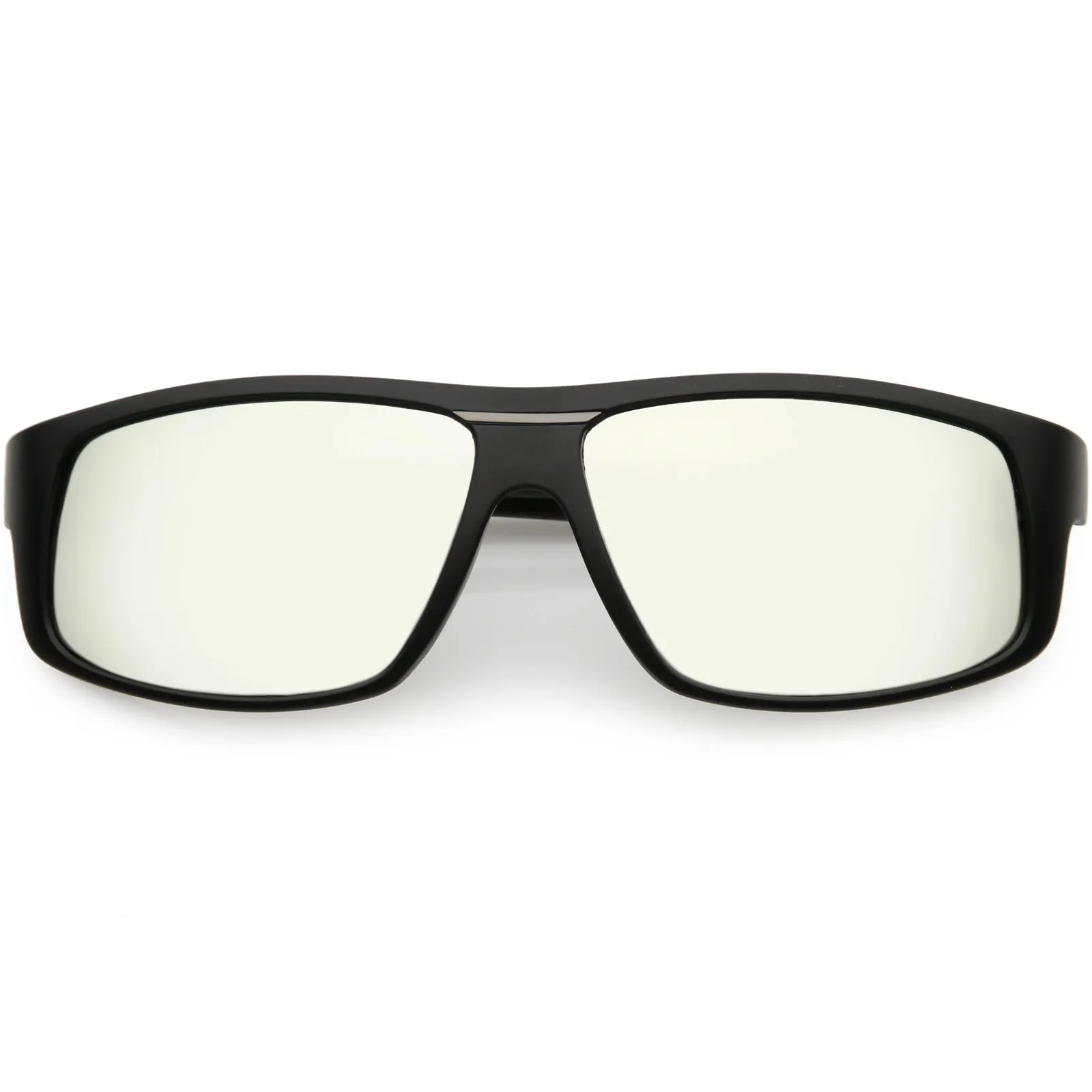 Lifestyle Flat Metal Arms  Polarized Lens Rectangle Sunglasses C892