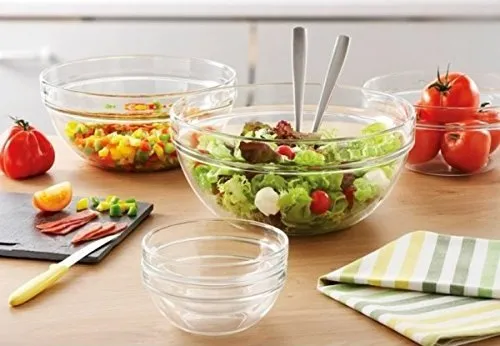 Luminarc Glass 7.75 Inch Stackable Round Bowl