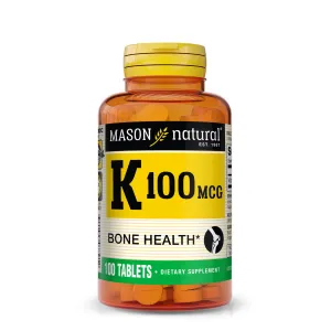 Mason Vitamin K 100mcg Tablets 100ct