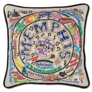 Memphis Hand-Embroidered Pillow