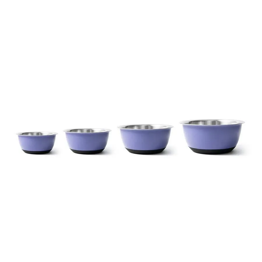 Mixing Bowl 4.25 qt Stainless Steel - Purple