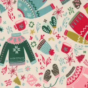 Moda Fabrics-45591-Cozy Wonderland Novelty Sweaters-11 Natural