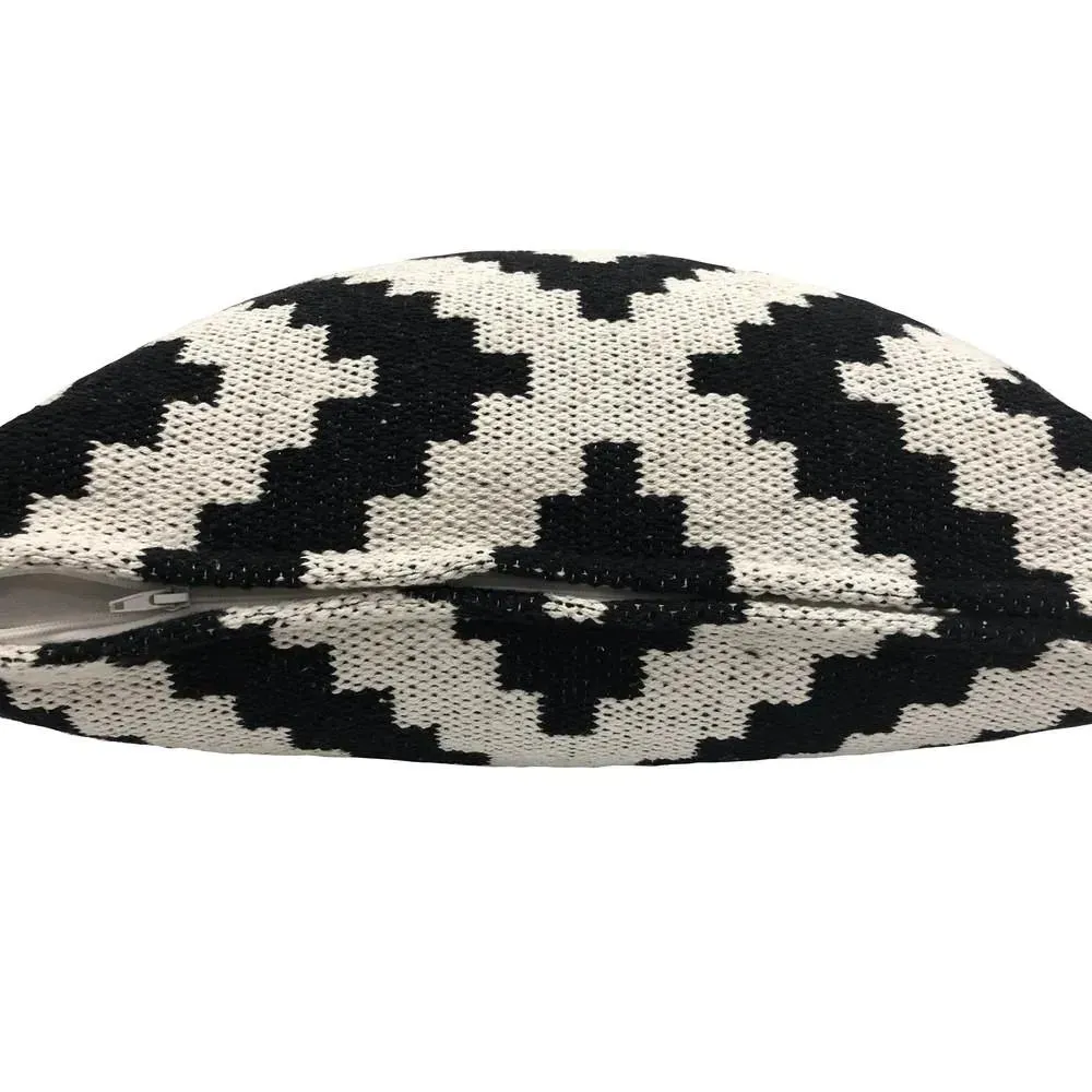 Modern Motif 05262BKT Black/White Pillow
