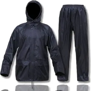 Multispace Black Rain Suit Jacket and Pants (Unisex)