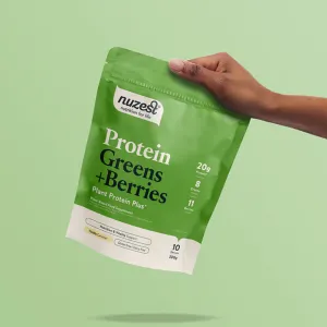 Nuzest Protein Greens   Berries 300g Vanilla Caramel