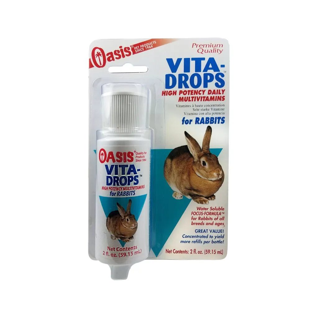 Oasis Vita-Drops Multivitamin for Rabbits 2oz