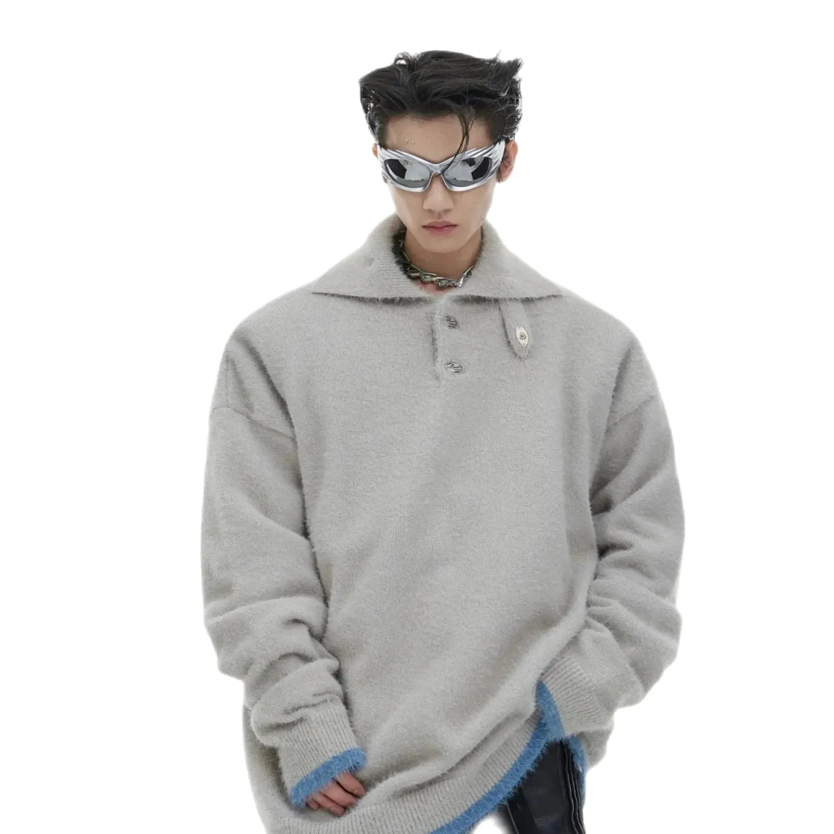 Opium Knitted Plush Sweater