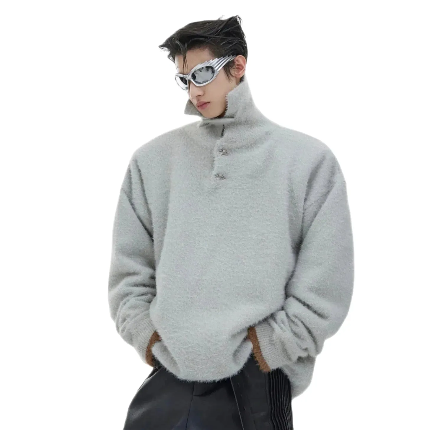 Opium Knitted Plush Sweater