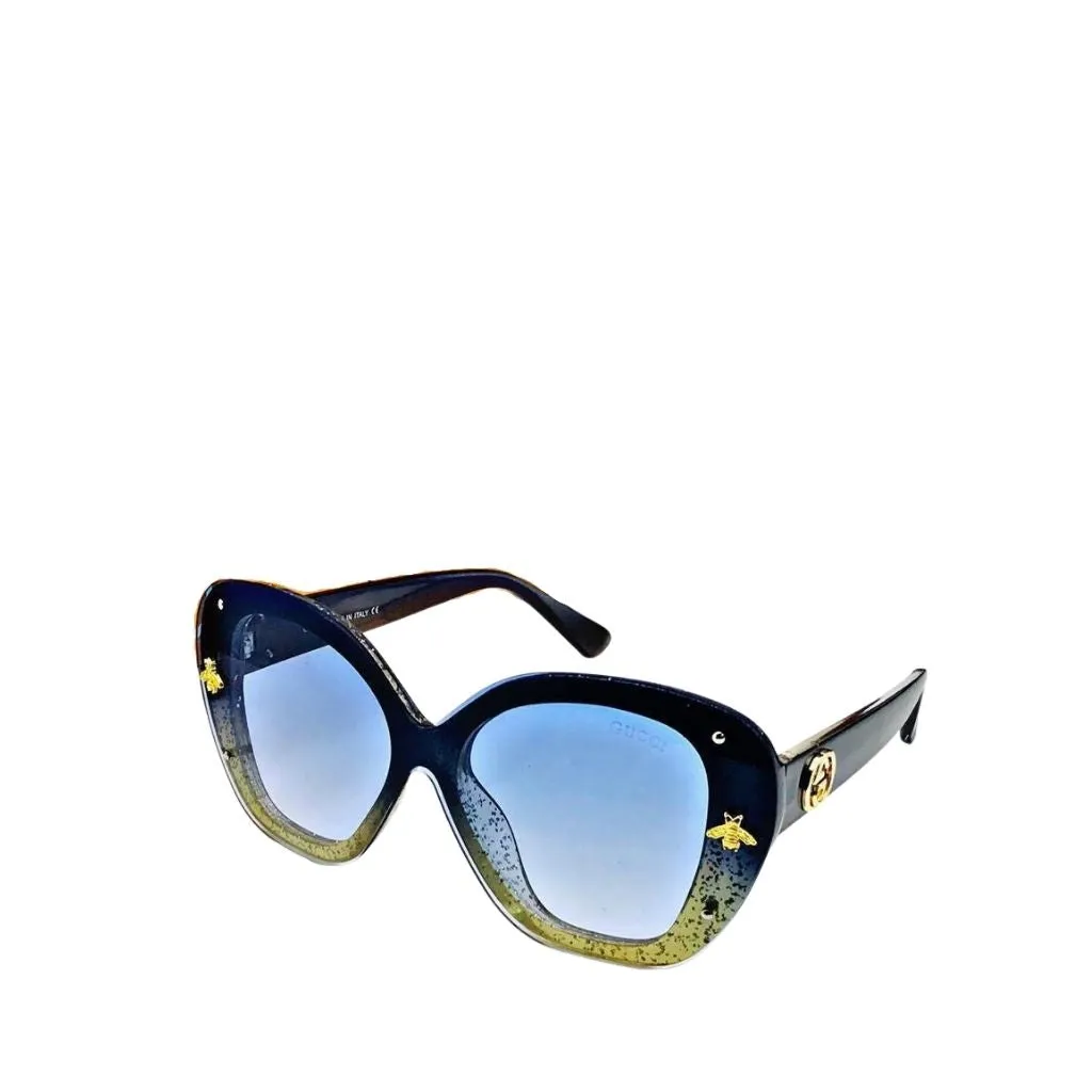 Oversize Uv Black Sunglasses For Women