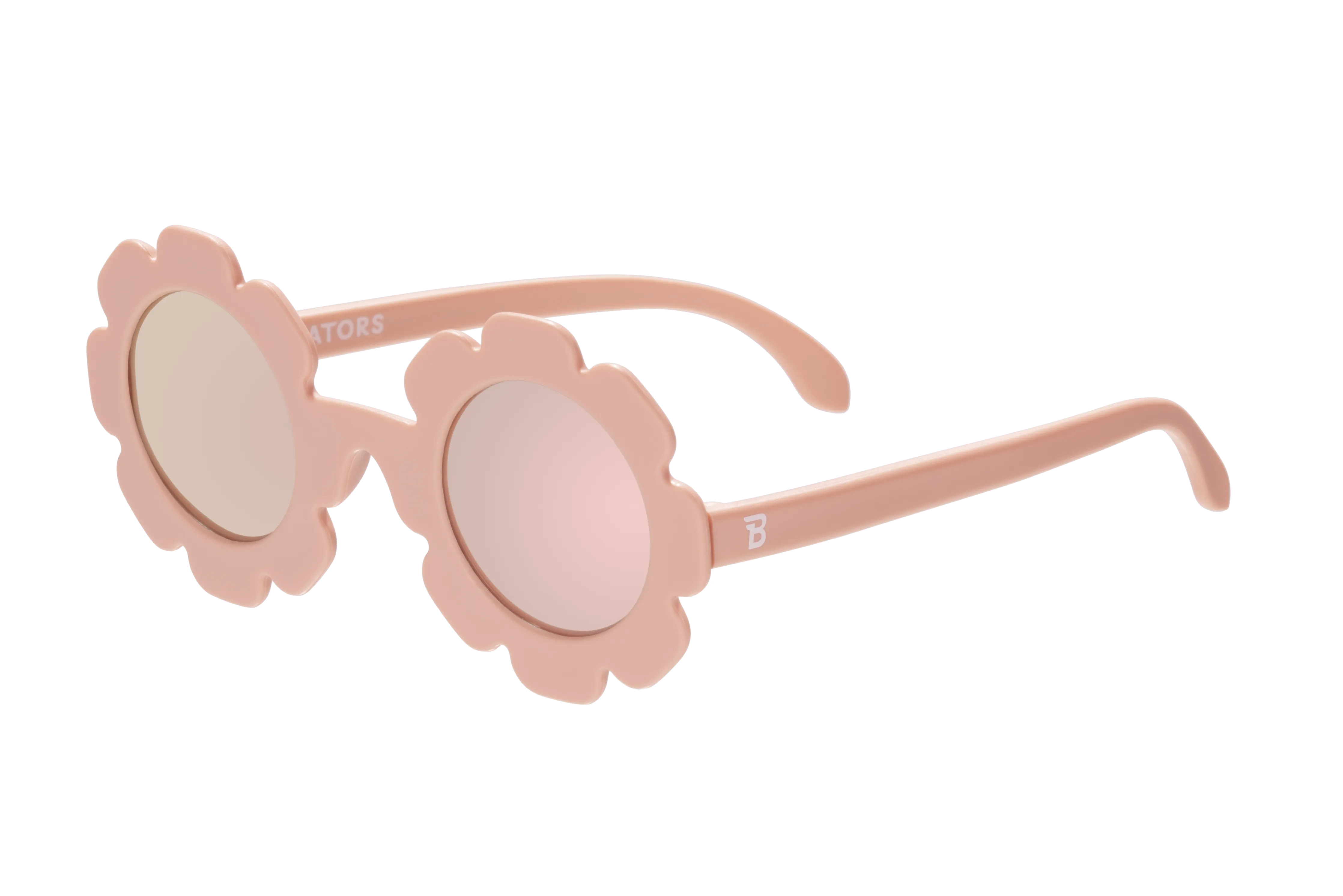 Peachy Keen Polarized Flower Sunglasses