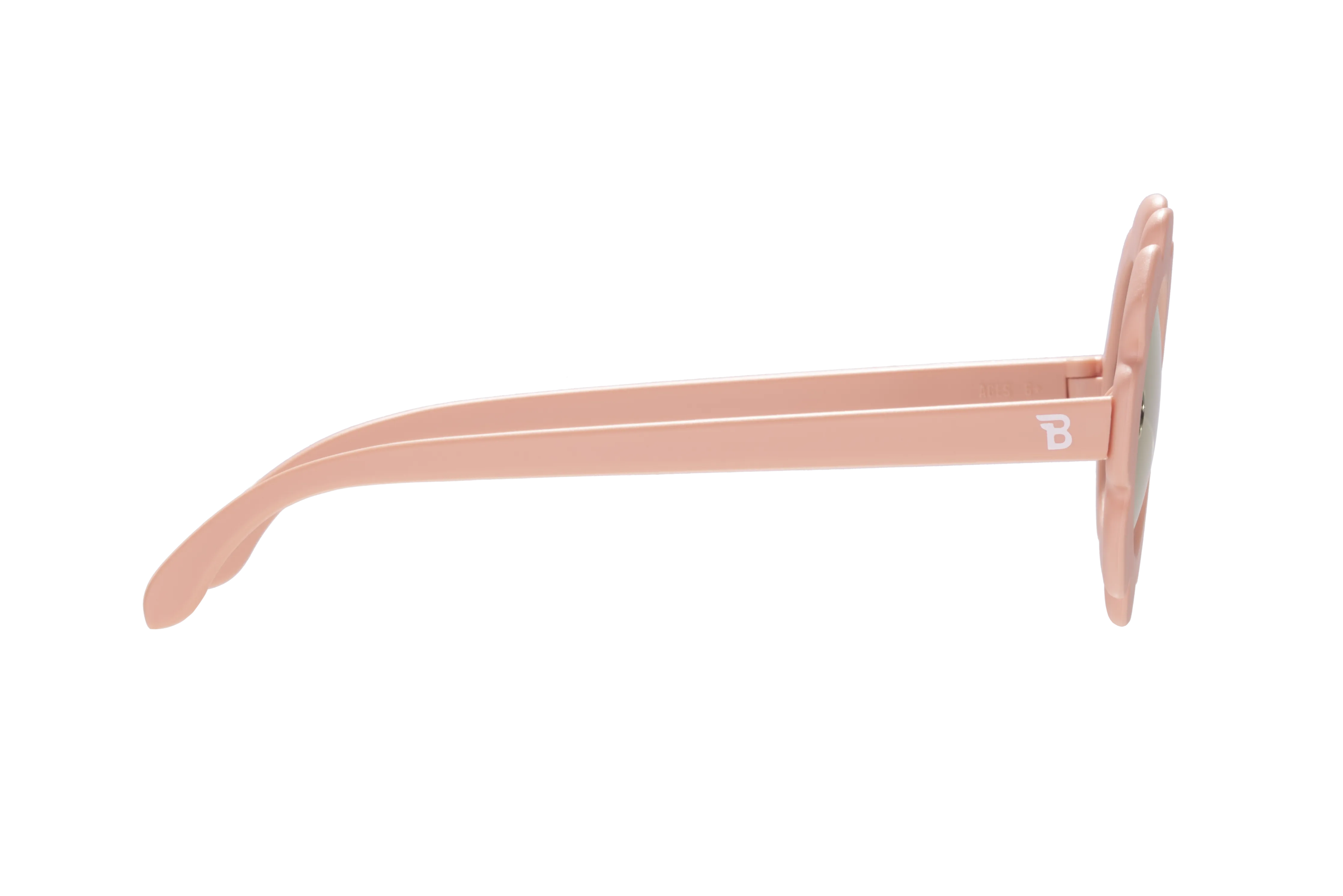 Peachy Keen Polarized Flower Sunglasses