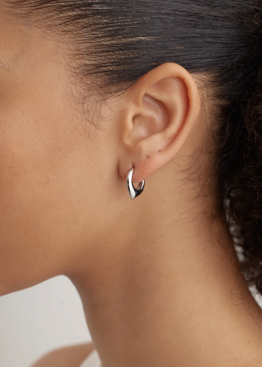 Pointed Hoop Earrings