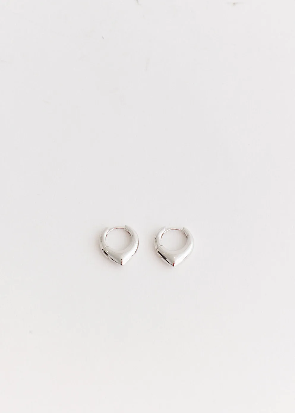 Pointed Hoop Earrings