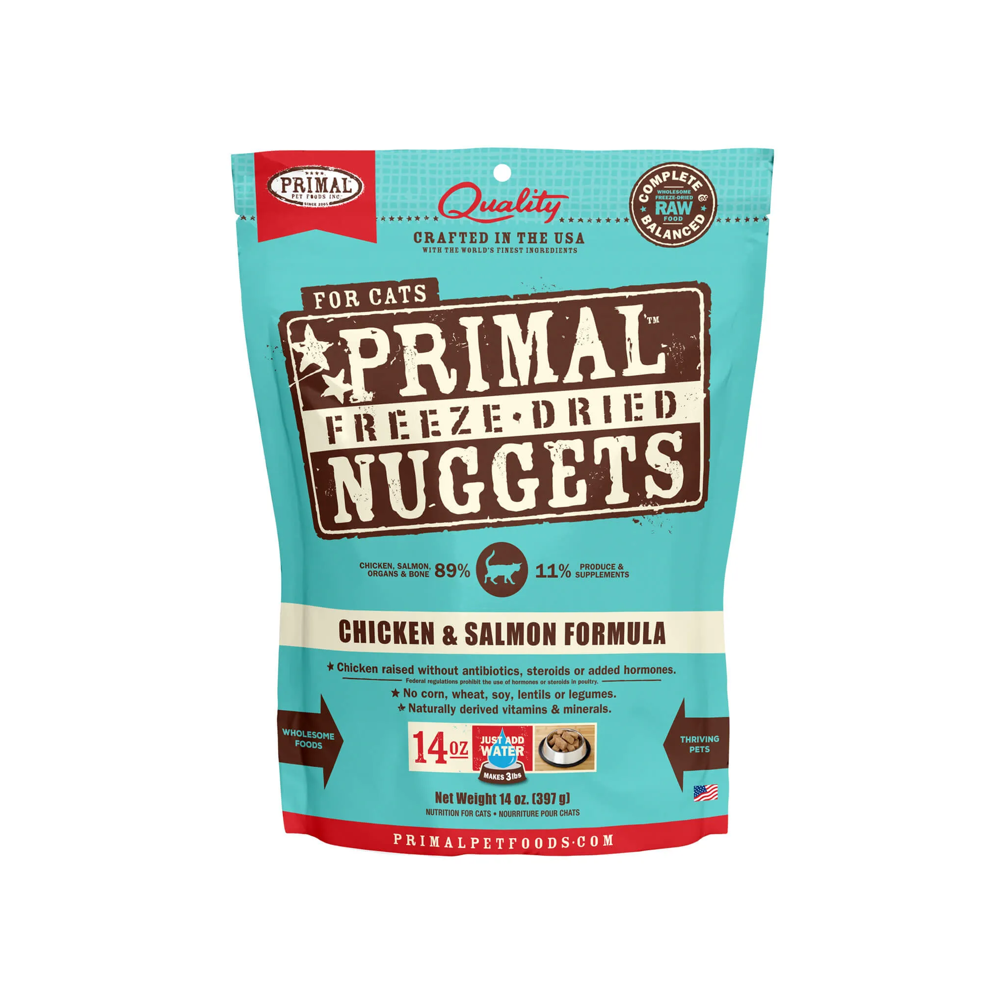 Primal Pet Foods Freeze-Dried Nuggets Cat Food