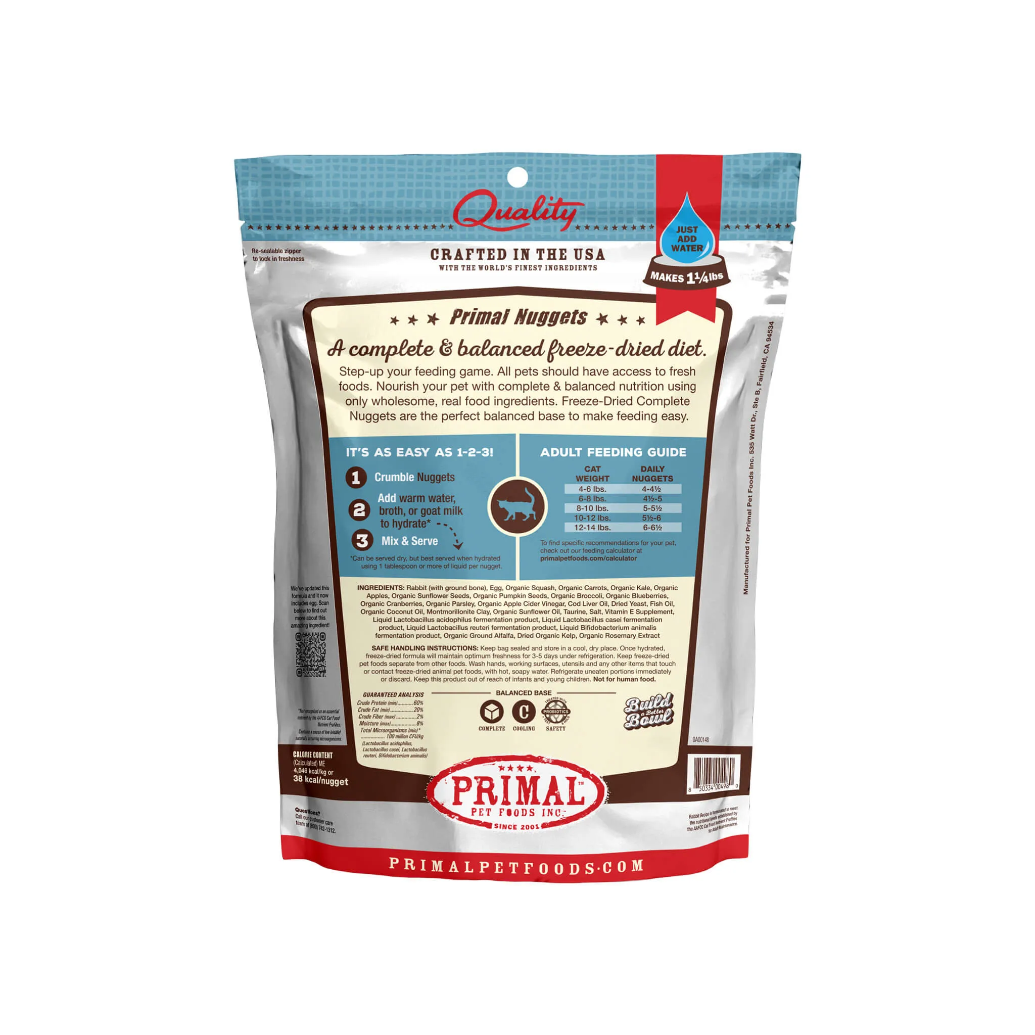 Primal Pet Foods Freeze-Dried Nuggets Cat Food