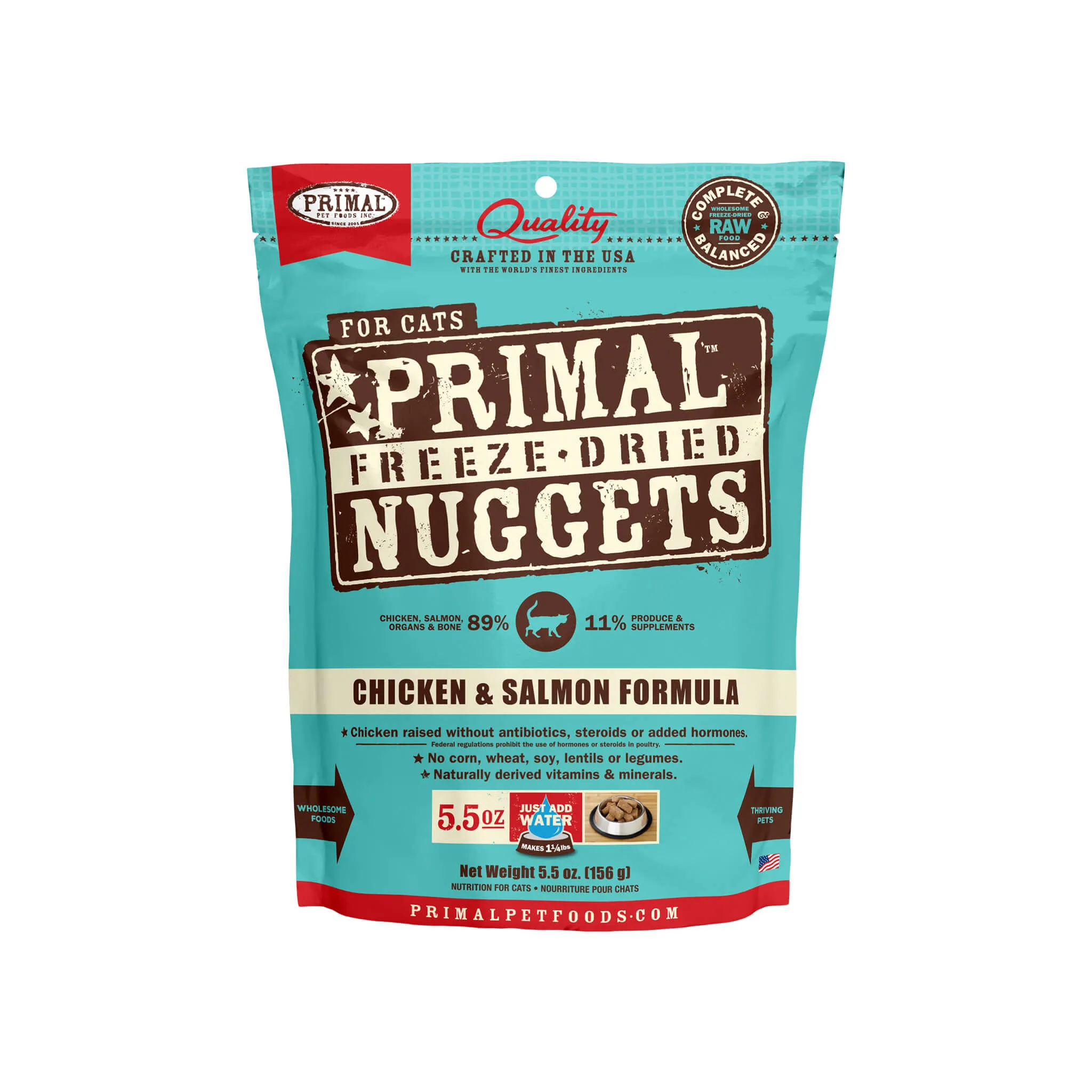 Primal Pet Foods Freeze-Dried Nuggets Cat Food