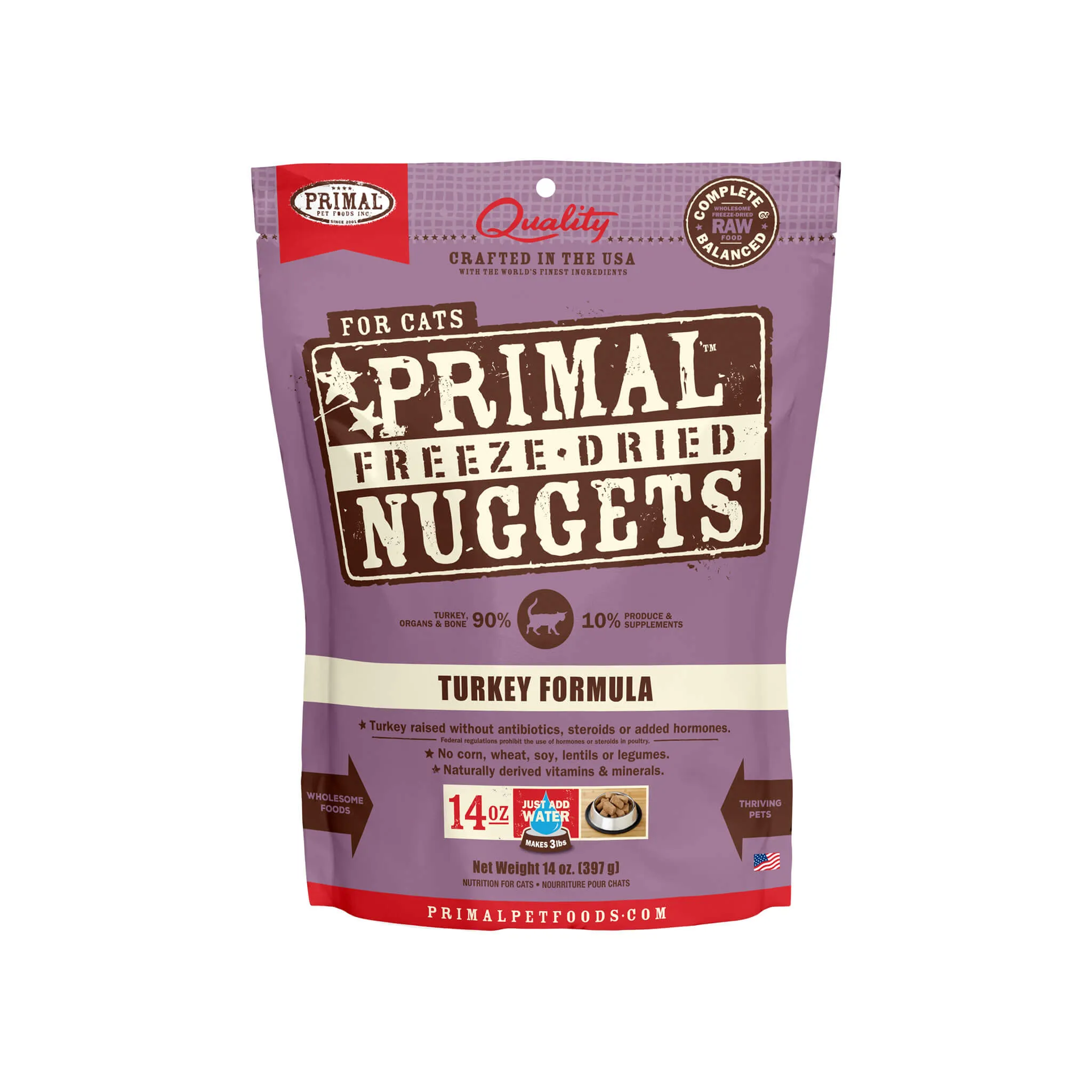 Primal Pet Foods Freeze-Dried Nuggets Cat Food