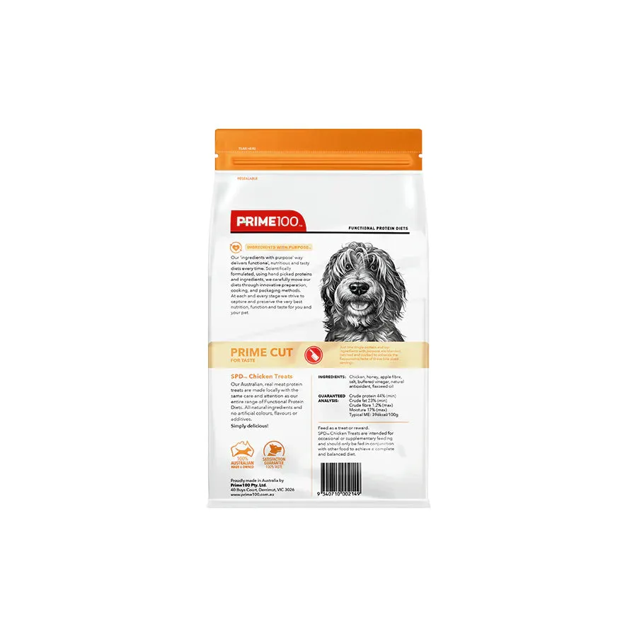 Prime 100 SPD Prime Cut Chicken Single Protein Dog Treats 100g