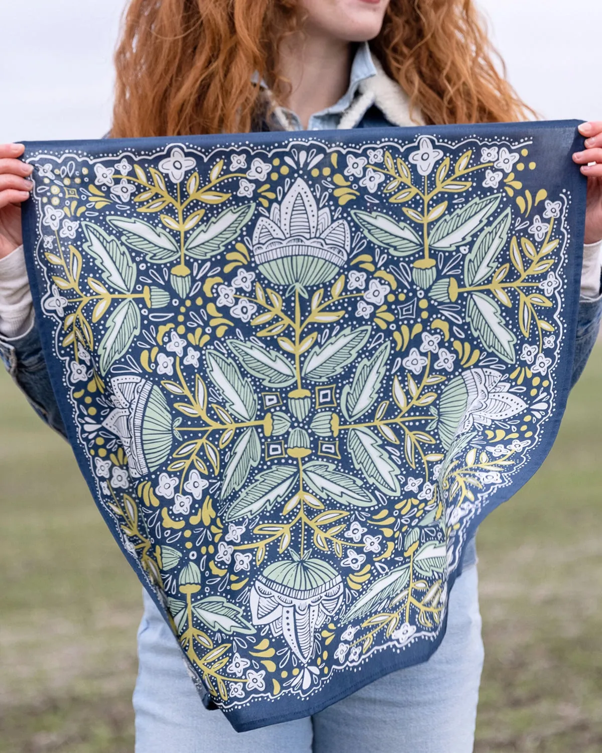 Printed Cotton Bandana by Handker Bandanas