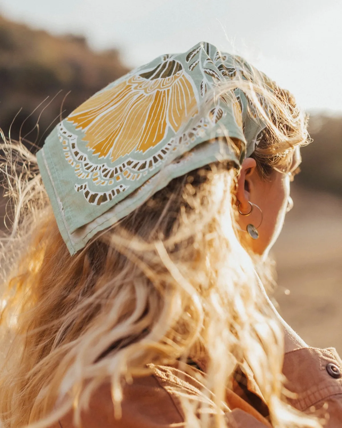 Printed Cotton Bandana by Handker Bandanas