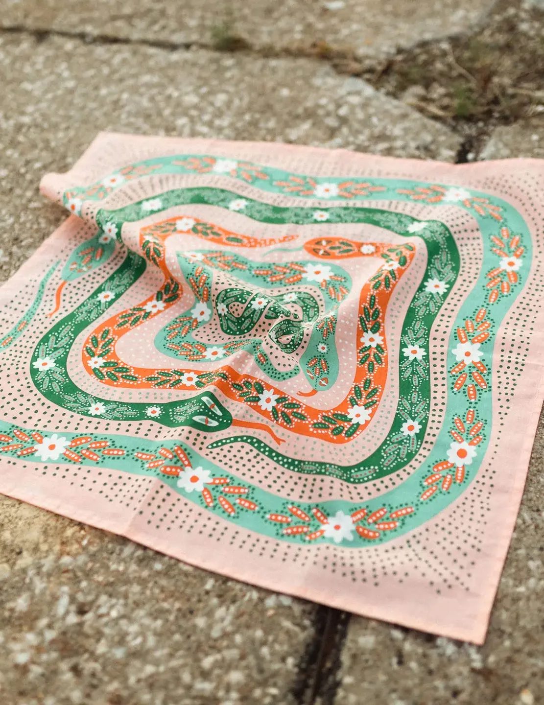 Printed Cotton Bandana by Handker Bandanas