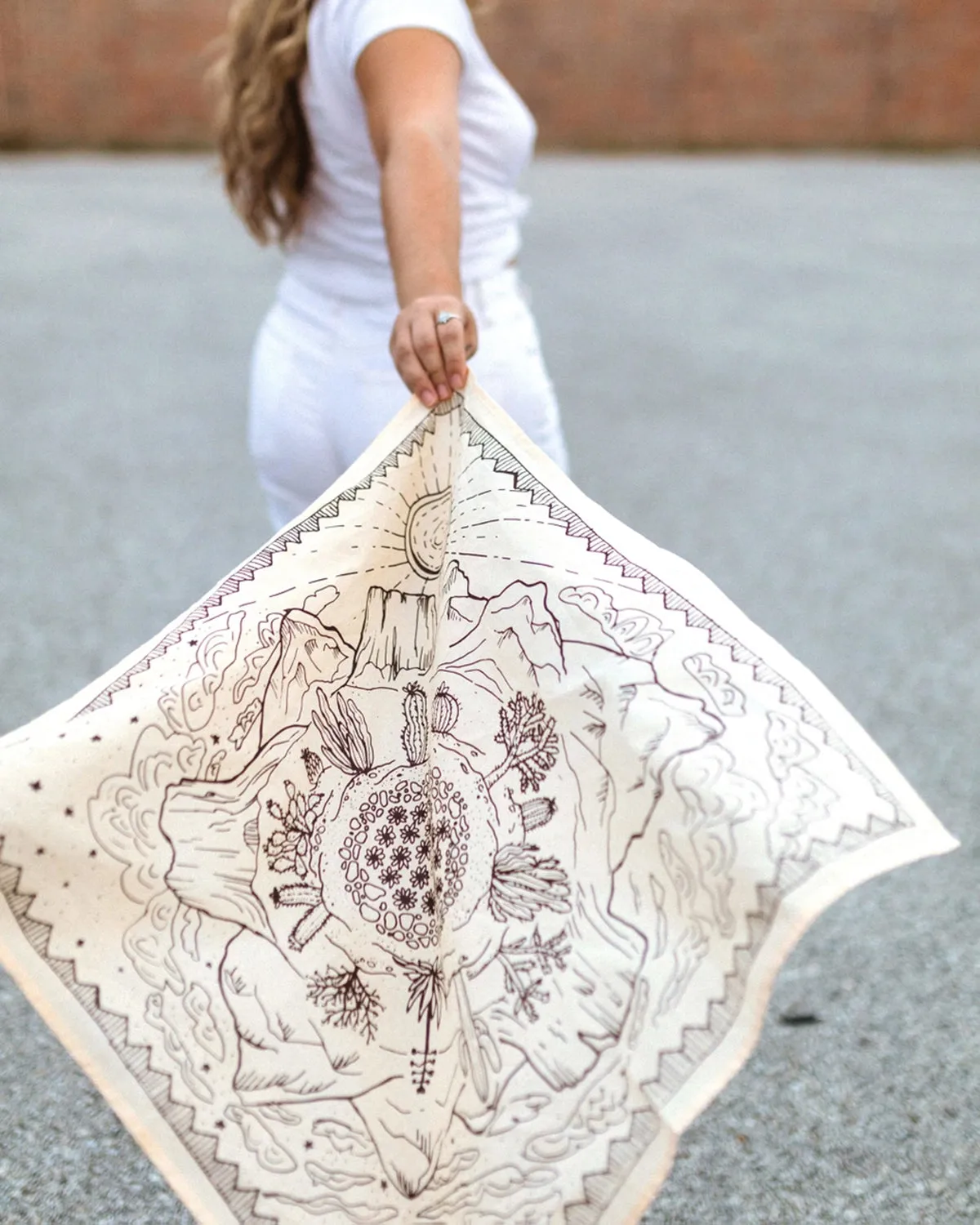 Printed Cotton Bandana by Handker Bandanas