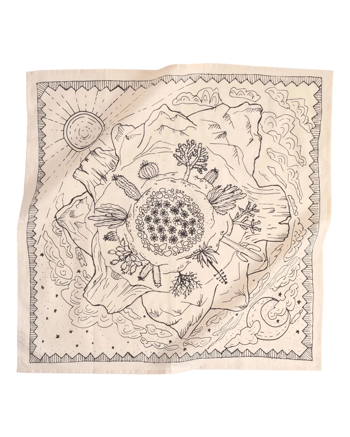 Printed Cotton Bandana by Handker Bandanas