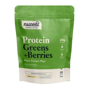 Protein Greens   Berries Vanilla Caramel