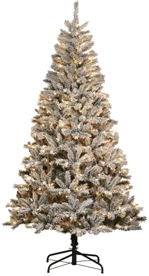 Puleo Asia Limited 253-FKS-75F5LW5 Christmas Tree, 7-1/2 ft H, Electric, LED Bulb, Warm White Light :EA: QUANTITY: 1