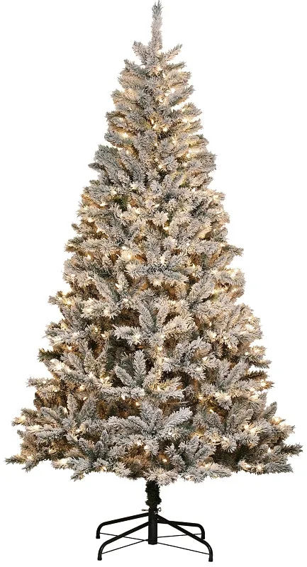 Puleo Asia Limited 253-FKS-75F5LW5 Christmas Tree, 7-1/2 ft H, Electric, LED Bulb, Warm White Light :EA: QUANTITY: 1
