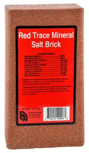 Red Trace Mineral Salt Brick