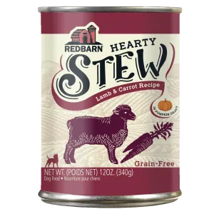 Redbarn Lamb & Carrot Hearty Stew, Wet Dog Food, 12-oz Case Of 12