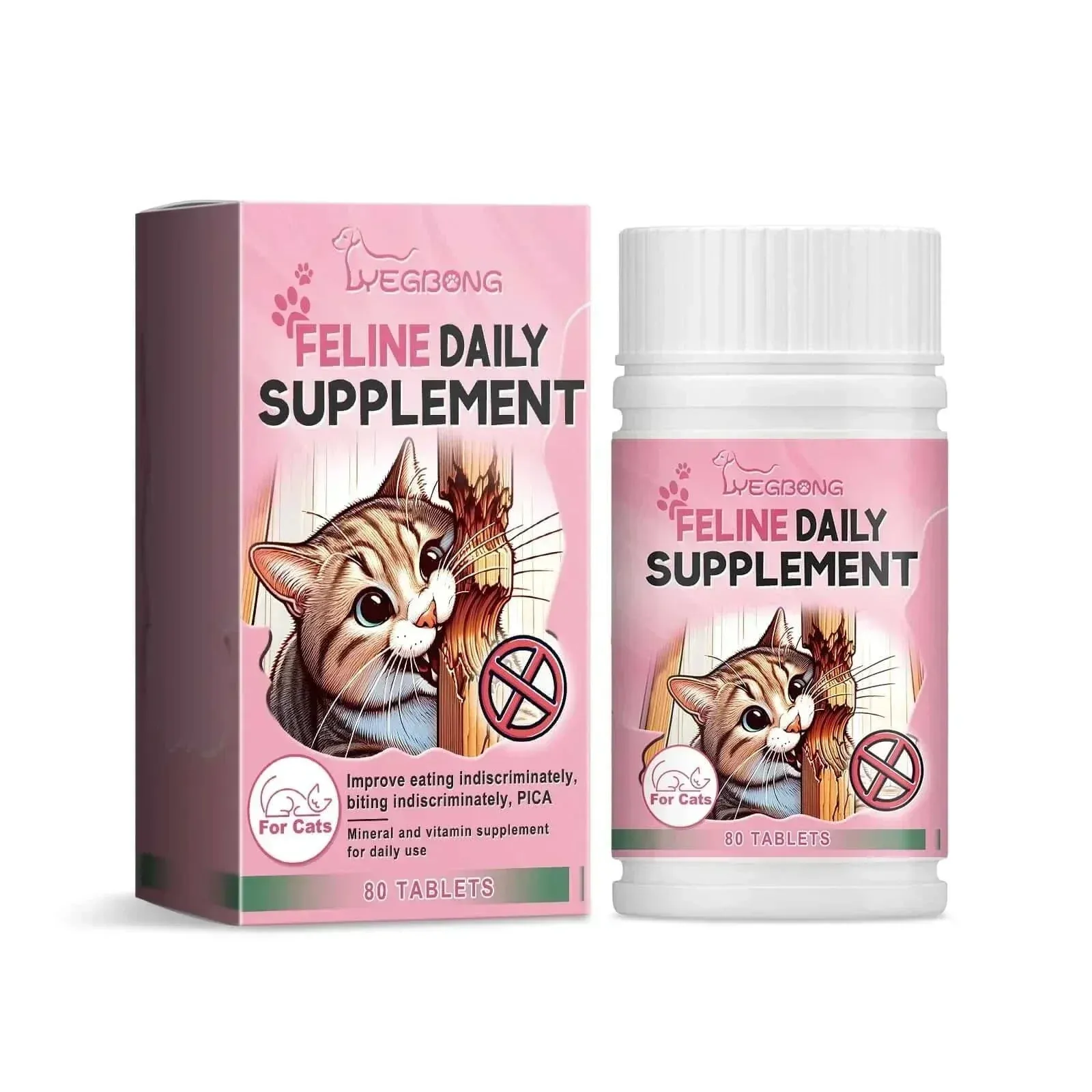 Relaxing Micronutrient Tablets for Cats – Balanced Diet & Vitamins
