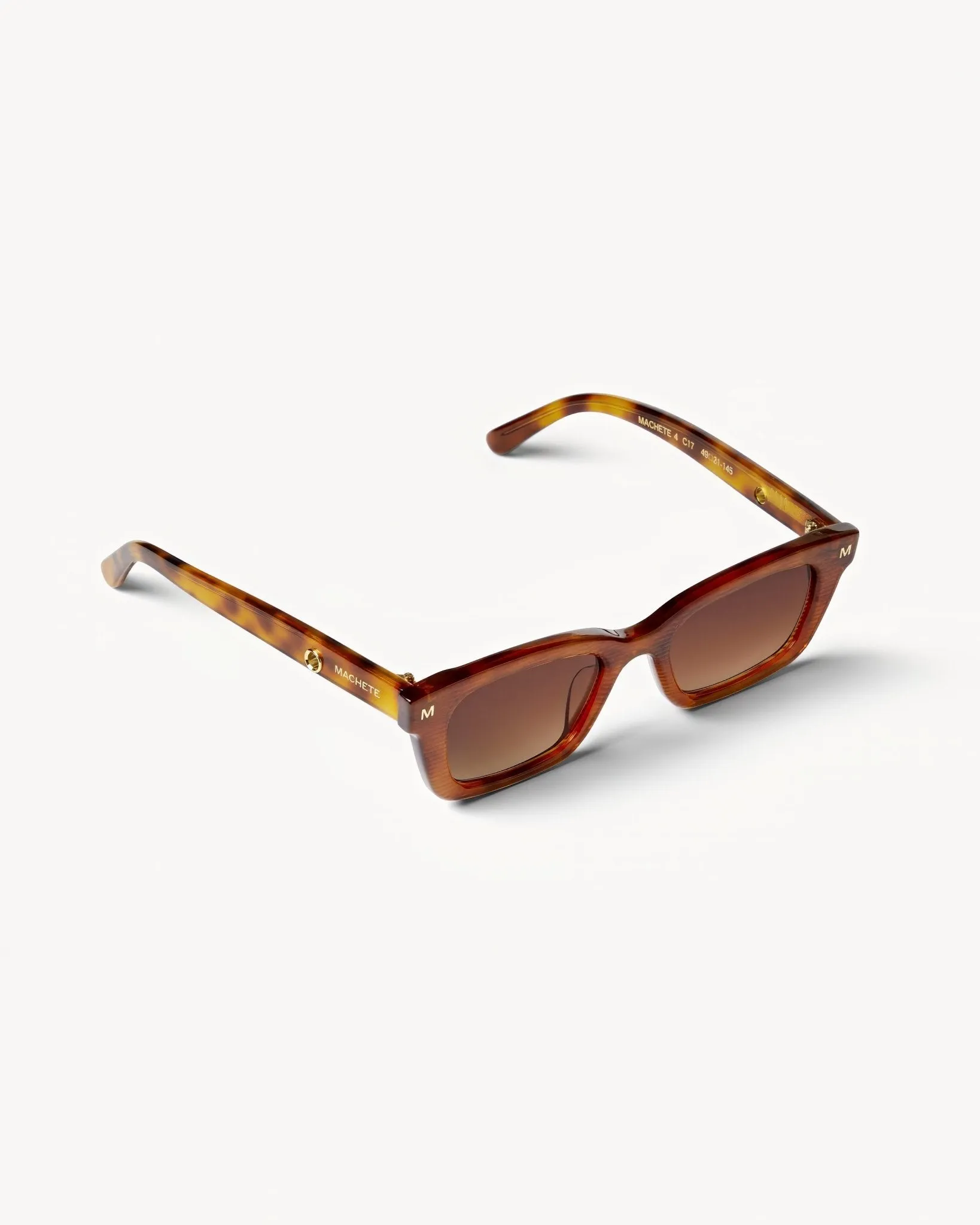 Ruby Sunglasses in Dark Tortoise Stripe
