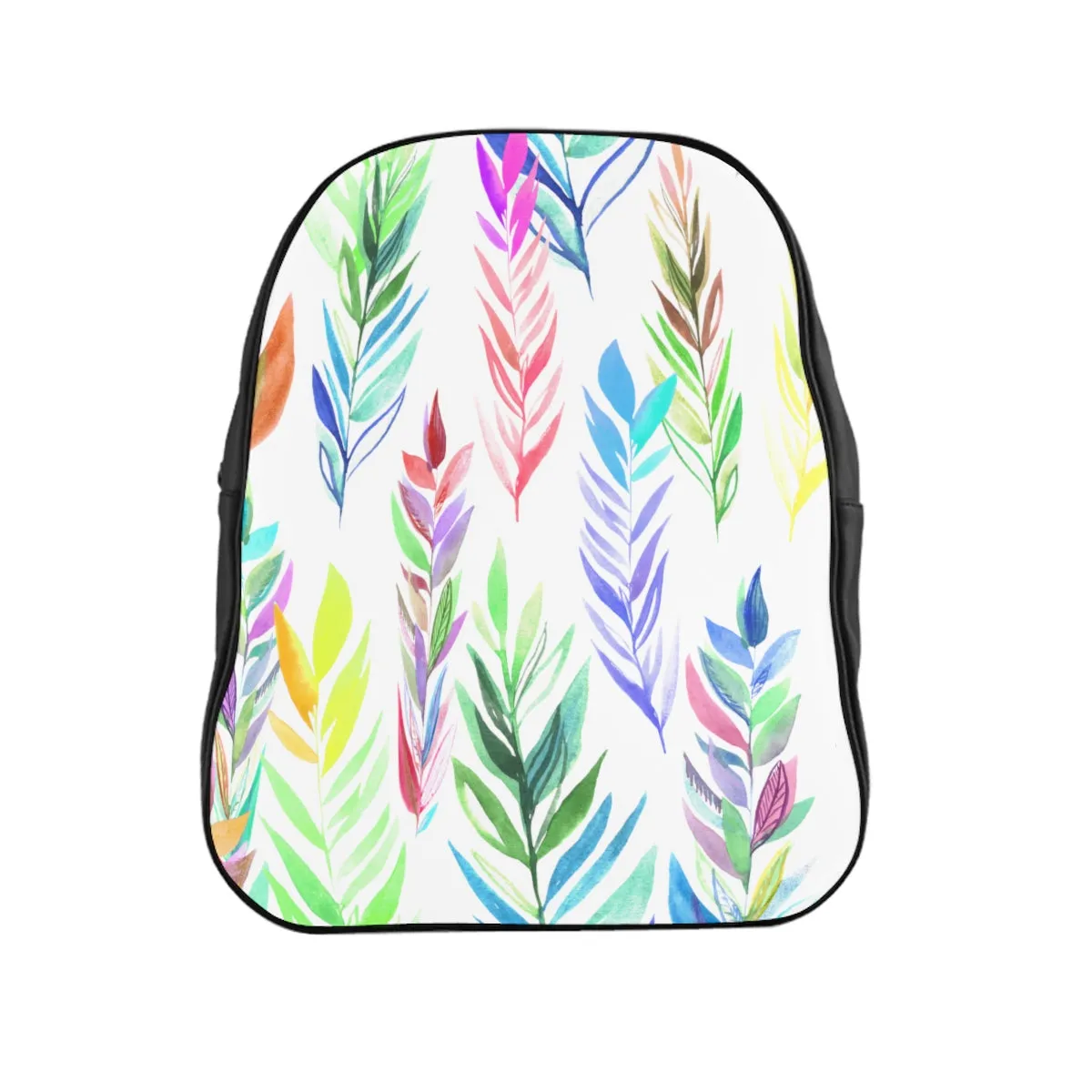 School Backpack Colorful Branches