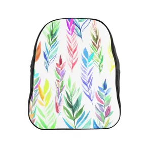 School Backpack Colorful Branches