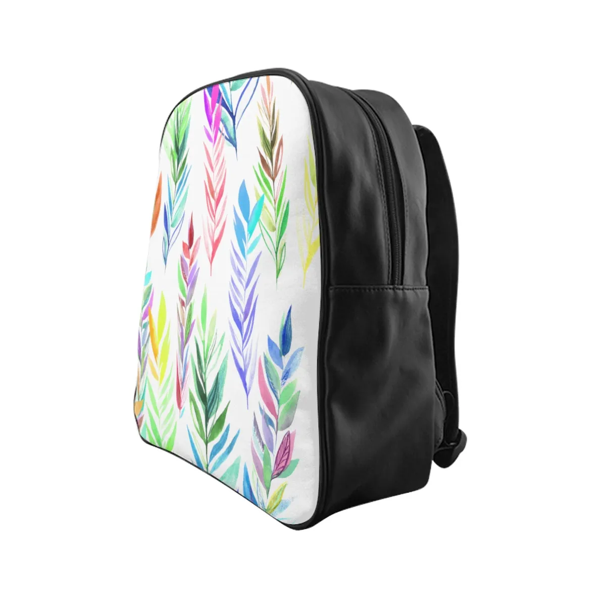 School Backpack Colorful Branches