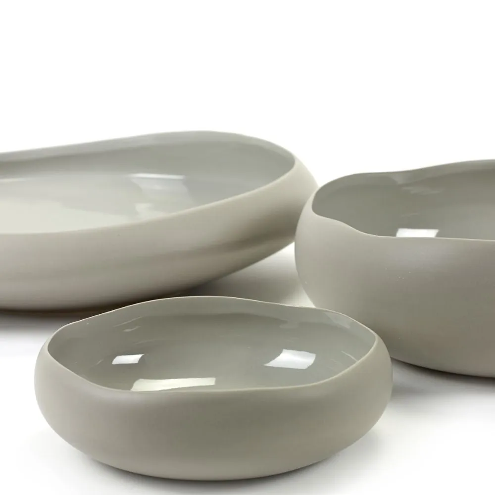 Serax Irregular Porcelain Bowls - bowl diam. 45 cm.